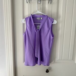 Purple Work Blouse